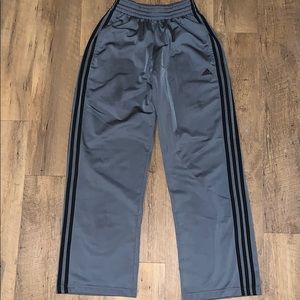 Grey straight leg Adidas Sweatpants